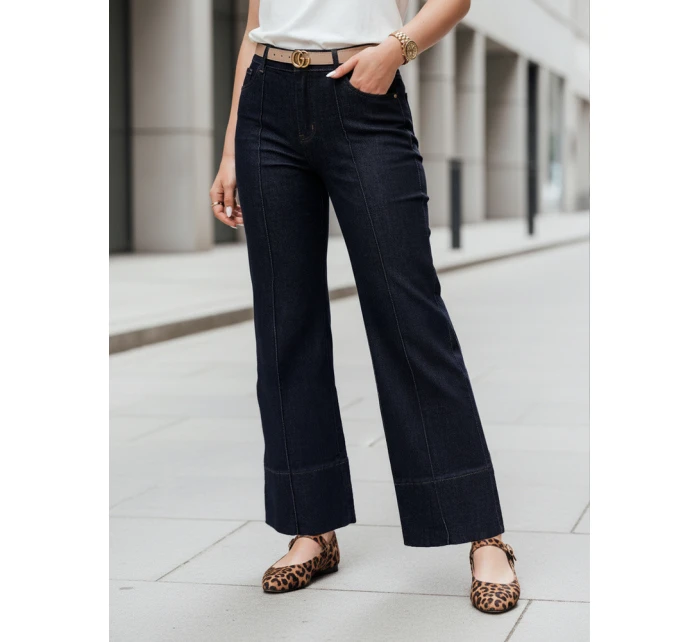 Dámské džínové kalhoty s širokými nohavicemi navy blue Dstreet model 21987949 - FashionStreet Dámské džínové kalhoty s širokými nohavicemi navy blue Dstreet model 21987949 - FashionStreet