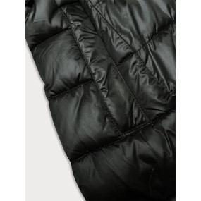 Zimní bunda v army barvě s kožešinovým límcem S'west (B8197-11)