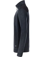 Daiber JN 864 Pánská pracovní fleece bunda 1/2 zip - Strong 02.0864 carbon melange/black Daiber JN 864 Pánská pracovní fleece bunda 1/2 zip - Strong 02.0864 carbon melange/black