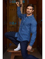 NEOBLU Bennett Men Denim košile 24.4796 brut denim NEOBLU Bennett Men Denim košile 24.4796 brut denim