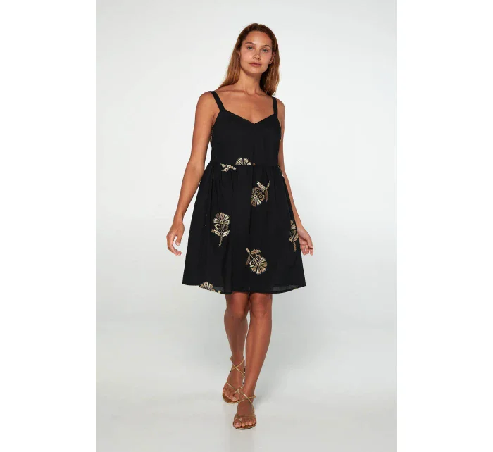 Vamp - Vyšívané šaty bez rukávů 20456 - Vamp