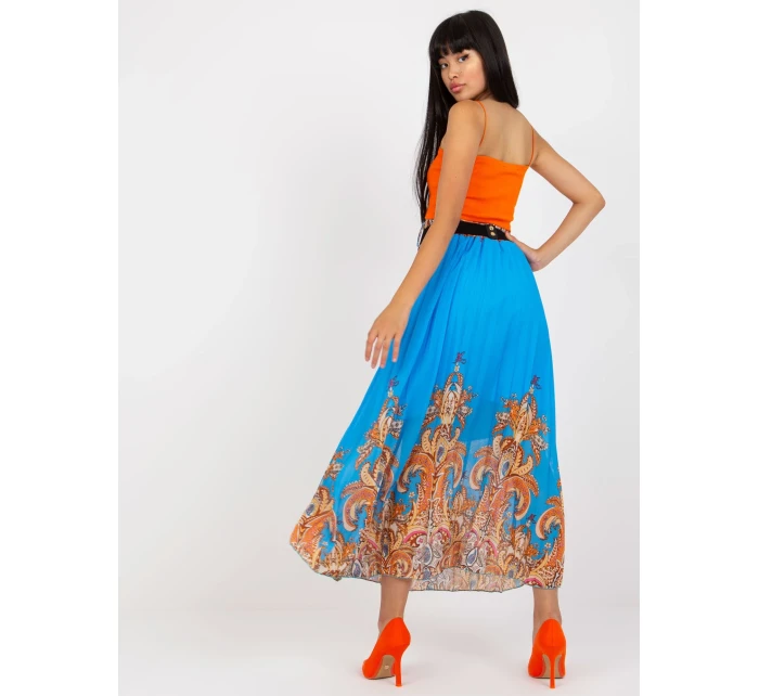 DHJ sukně SD 10620B.43 modrá