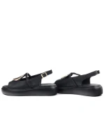 Dámské sandály na platformě GR51-603 Černá - S.Barski