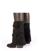 Boty na podpatku model 222051 Solea Boty na podpatku model 222051 Solea