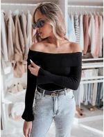 Dámská halenka s odhalenými rameny SHOWIT černá FashionStreet MY2424