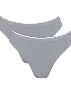 Dámské kalhotky GO Sense High leg 2P - GRAY -šedé 3602 - SLOGGI