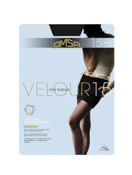 Dámské punčochové kalhoty Omsa Velour 15 den XL Dámské punčochové kalhoty Omsa Velour 15 den XL