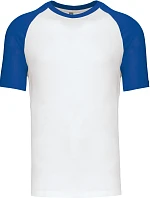 Kariban K 330 Baseballové tričko 20.K330 white/royal blue
