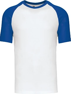 Kariban K 330 Baseballové tričko 20.K330 white/royal blue