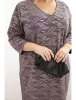 Dámské šaty z model 21725293 Plus Size s výstřihem do V fango - K-Fashion