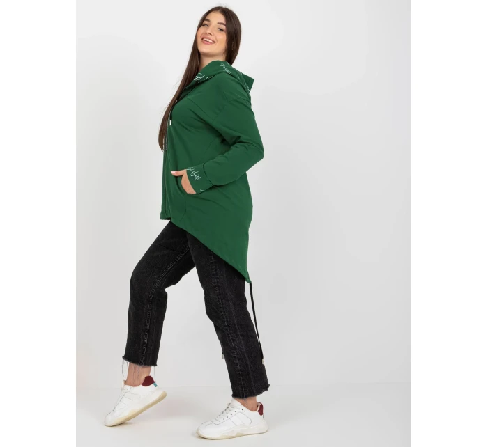 Mikina RV BL 8266.34P tmavě zelená