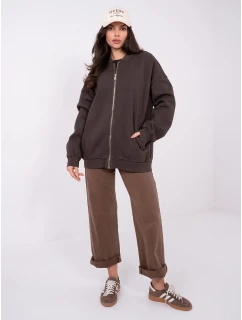 WT BL mikina A1454.84 tmavě hnědá