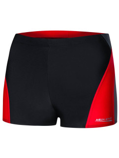Plavecké šortky AQUA SPEED Alex Black/Red/Grey Pattern 136