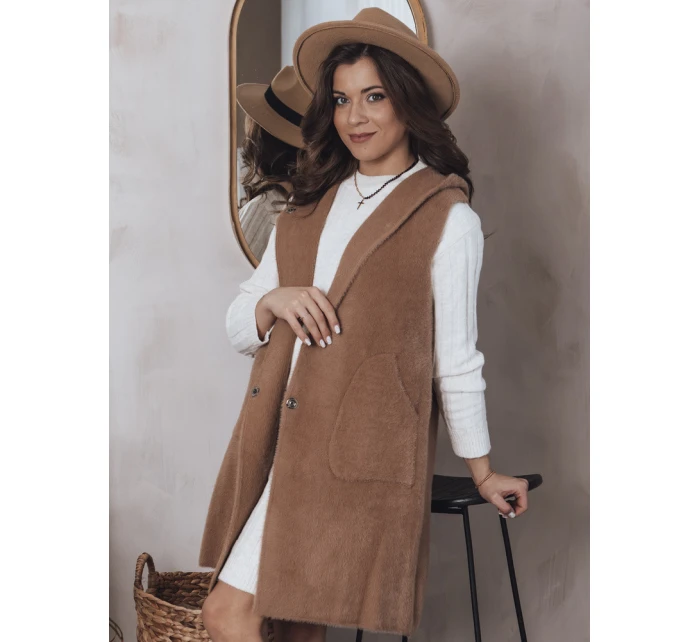 Dámská vesta camel Dstreet model 21972237 - FashionStreet