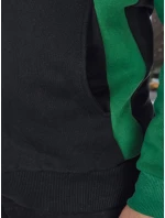 Pánská mikina na zip se stojáčkem černá model 21986041 - Dstreet