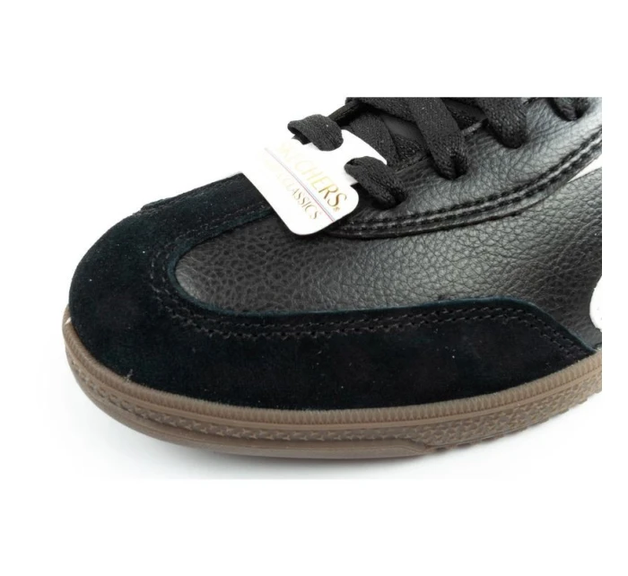 Skechers Kickoff dámské sportovní boty tenisky černé kožené dámské