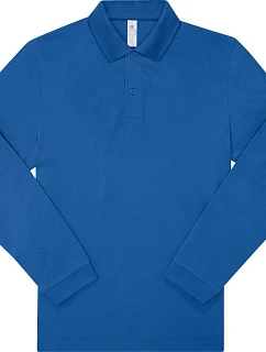 B&C My Polo 180 LSL Piqué polo s dlouhým rukávem 01.U425 royal blue
