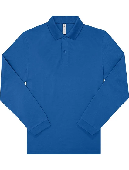 B&C My Polo 180 LSL Piqué polo s dlouhým rukávem 01.U425 royal blue B&C My Polo 180 LSL Piqué polo s dlouhým rukávem 01.U425 royal blue