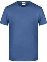 Daiber 8008 Pánské tričko z bio bavlny 02.8008 light denim melange