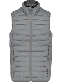 Kariban K 6113 Pánská lehká vesta 20.6113 marl silver