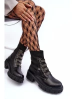 Botky Workery s  černé model 21633870 - Boto