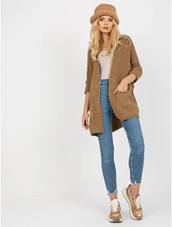 Kardigan LO SW LK 3002.98P tmavě béžový