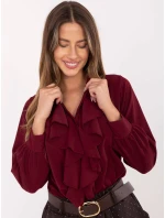 Koszula MI KS model 21480311 bordowy - FPrice