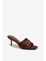 Klapky na podpatku model 225372 Step in style