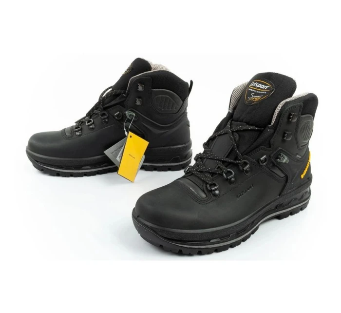 Grisport pánská treková obuv Nero dakar SPO-TEX leather black