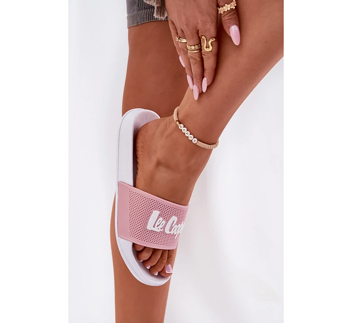 Dámské pantofle model 22089608 Růžové - Lee Cooper Dámské pantofle model 22089608 Růžové - Lee Cooper