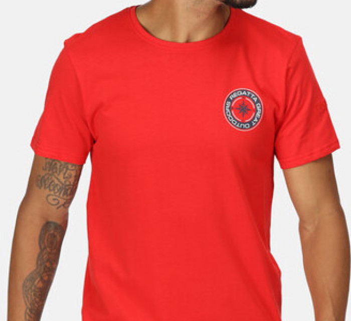Pánské tričko Regatta RMT263-E6S červené