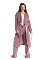 Dámský sametový župan LA087 - Lalupa