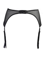 Dámský sexy podvazkový pás Bell V-5132 Černá se stříbrnou - Axami Dámský sexy podvazkový pás Bell V-5132 Černá se stříbrnou - Axami