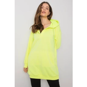 Dámská mikina Model EM-BL-ES-21-528.12X Fluo Yellow - Ex Moda Dámská mikina Model EM-BL-ES-21-528.12X Fluo Yellow - Ex Moda