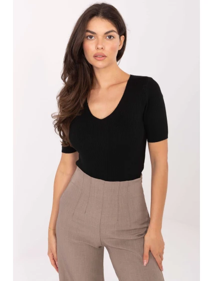 Svetr s krátkým rukávem model 217601 Factory Price Svetr s krátkým rukávem model 217601 Factory Price