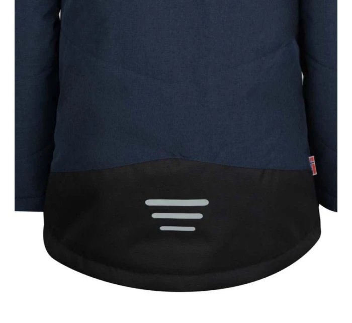 Dětská zateplená bunda pro nepromokavá tmavě modrá model 21350539 - Trollkids