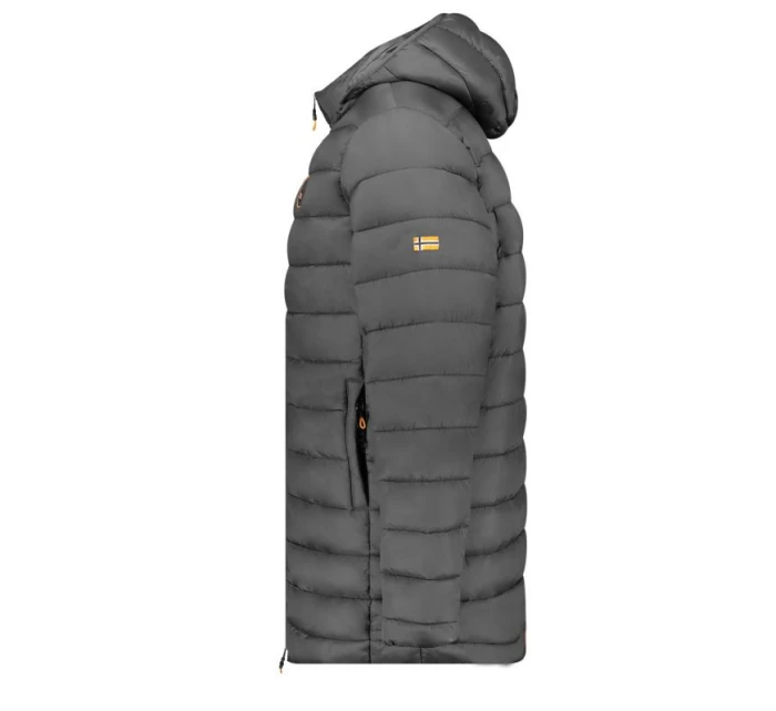 pánská bunda LONG HOOD DB MEN 233 DARK GREY model 21768260 - Geographical Norway