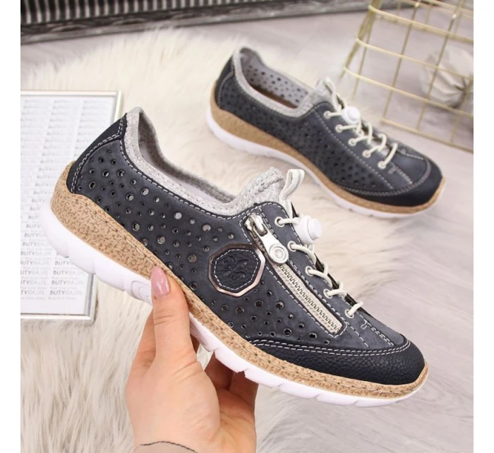 damskie sportowe granatowe model 22035565 - Rieker