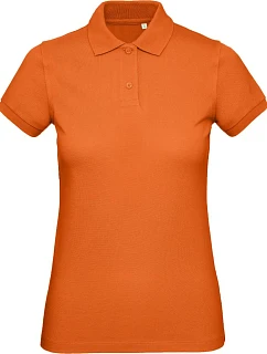B&C Inspire Polo /women_° Dámské piqué polo z bio bavlny 01.0440 urban orange