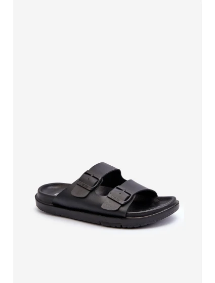 Lehké pánské sandály s přezkami Big Star model 21660754 Černé - Big Star Shoes