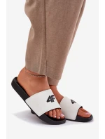 Dámské pantofle model 21695515 Bílé - 4F