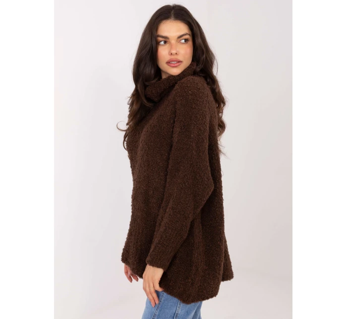 Jumper CH SW 72993.25 tmavě hnědý Jumper CH SW 72993.25 tmavě hnědý