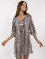 Šaty LK SK model 20976032 tmavě lila - FPrice