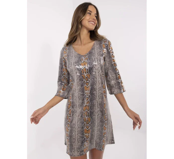 Šaty LK SK model 20976032 tmavě lila - FPrice