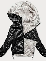 Černá/béžová dámská bunda (BH-2204)