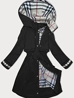 Dámská tenká parka s kapucí BH Forever černá (BH-2403)