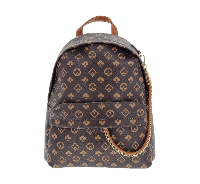 Módní dámský batoh hnědý 8V4SH - SARA MODA