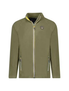 Zeměpisné Norsko Tugim FZ DB 224 M WY7446H/GN-Kaki mikina