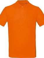 B&C Inspire Polo /men_° Pánské piqué polo z bio bavlny 01.0430 orange