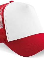 Beechfield B 640 5 panelová Trucker kšiltovka 53.0640 classic red/white